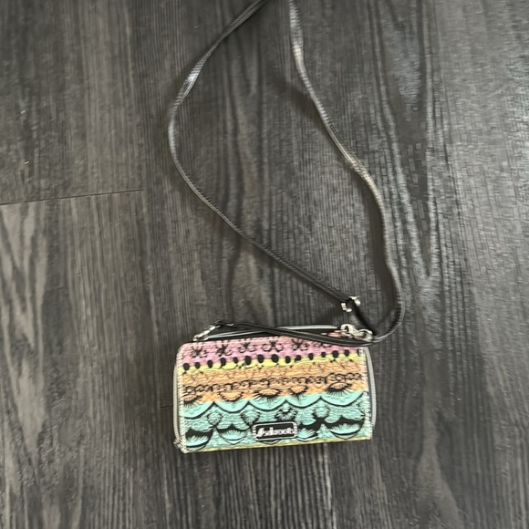 🍍 SAKROOTS LG Smartphone Wristlet Crossbody Pastel One World Wallet🍍 - Picture 6 of 6